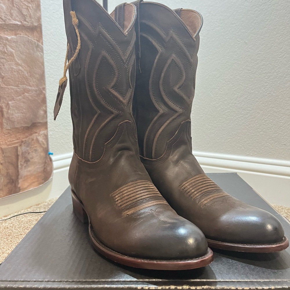 Cuervo Dark Brown Western Boots